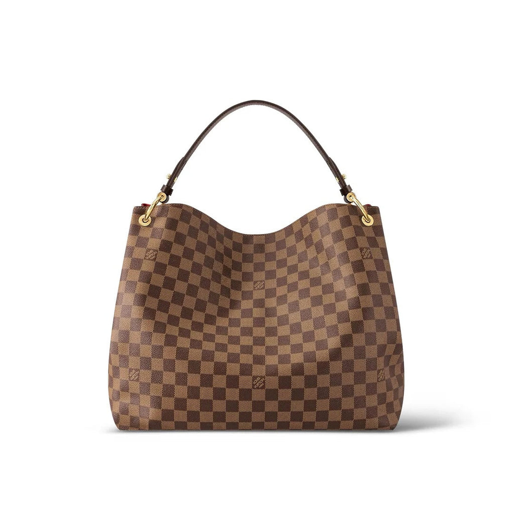 LOUIS VUITTON DAMIER EBENE GRACEFUL MM HOBO BAG