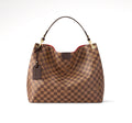 LOUIS VUITTON DAMIER EBENE GRACEFUL MM HOBO BAG