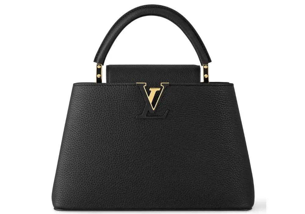LOUIS VUITTON TAURILLON LEATHER SMALL CAPUCINES BAG