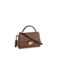 LOUIS VUITTON CROISETTE DAMIER EBENE SHOULDER BAG