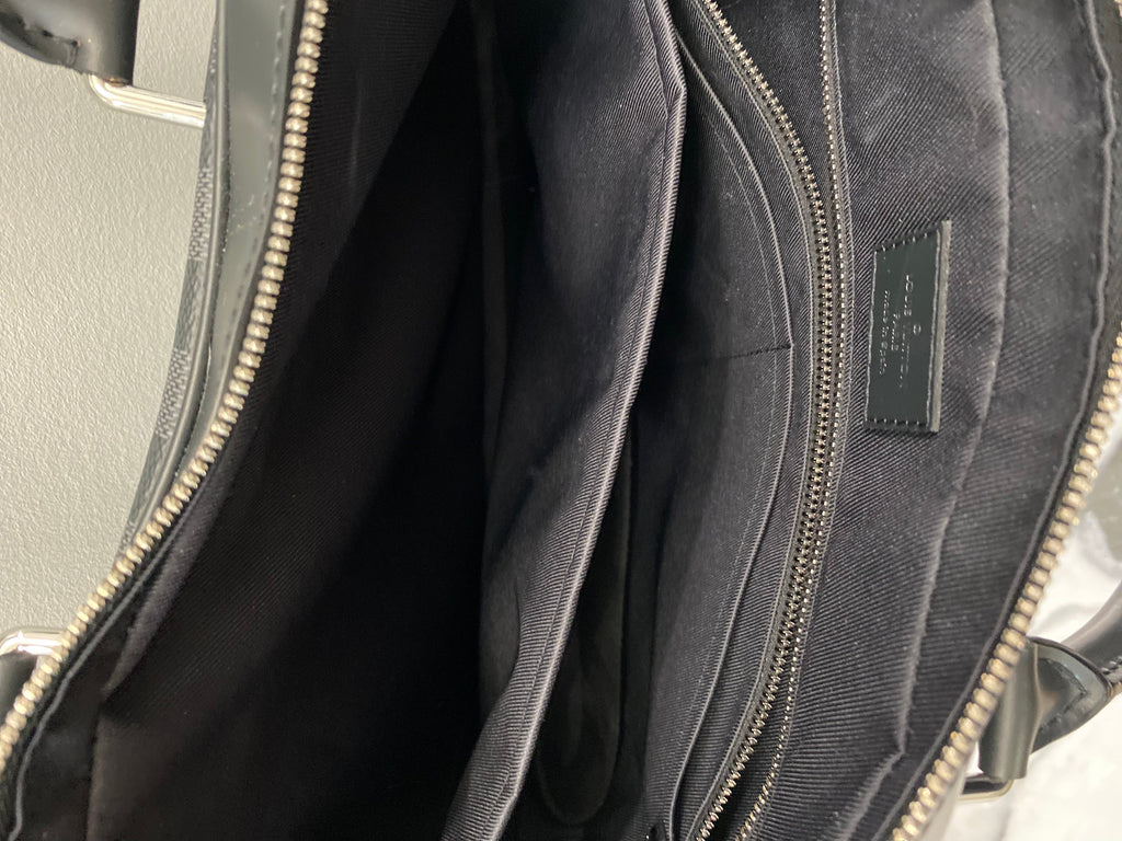 LOUIS VUITTON DAMIER GRAPHITE PORTE DOCUMENTS BUSINESS MM BAG