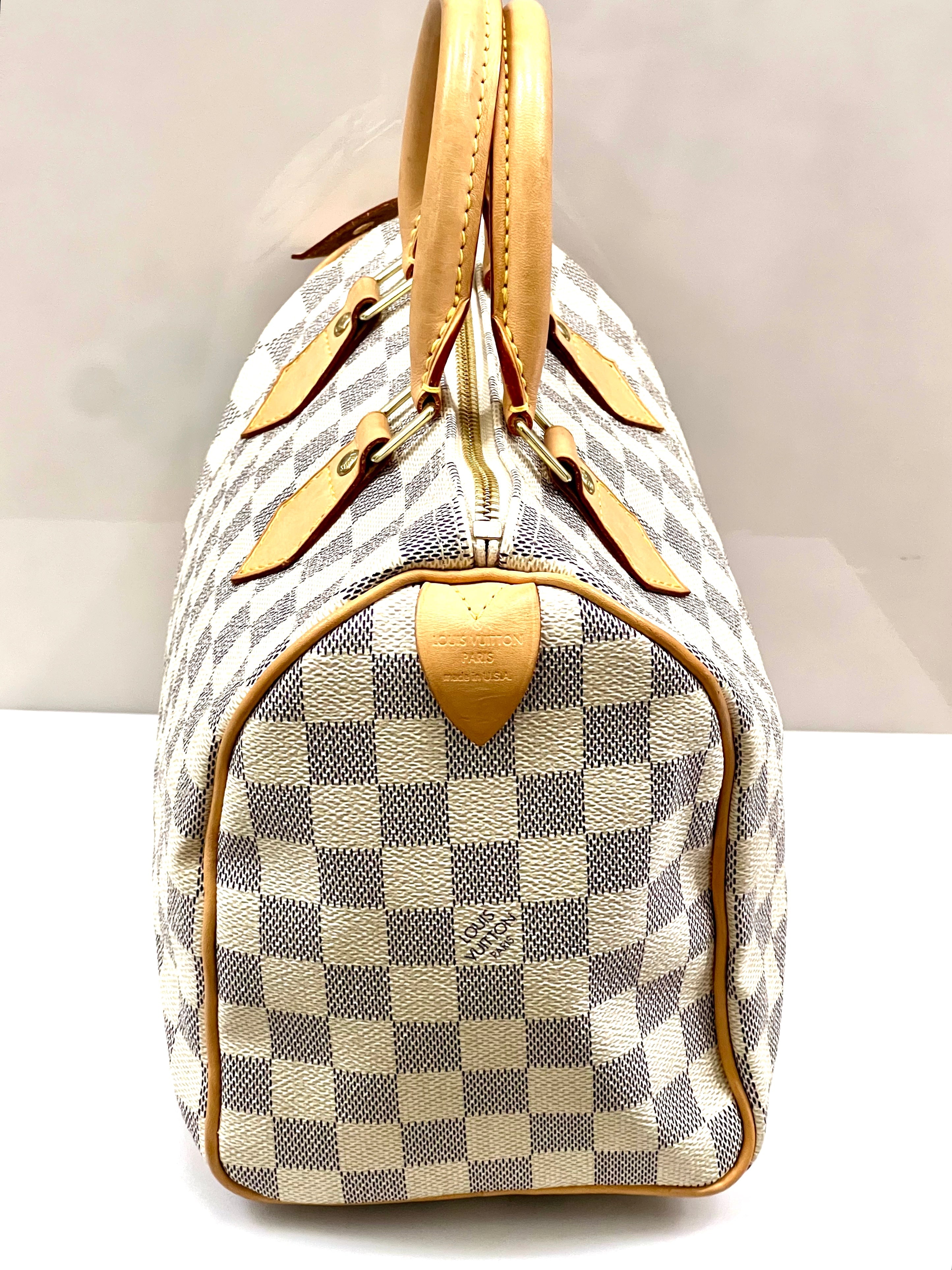 LOUIS VUITTON DAMIER AZUR SPEEDY 25 HANDBAG