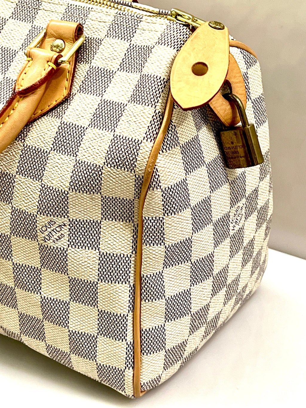 LOUIS VUITTON DAMIER AZUR SPEEDY 25 HANDBAG