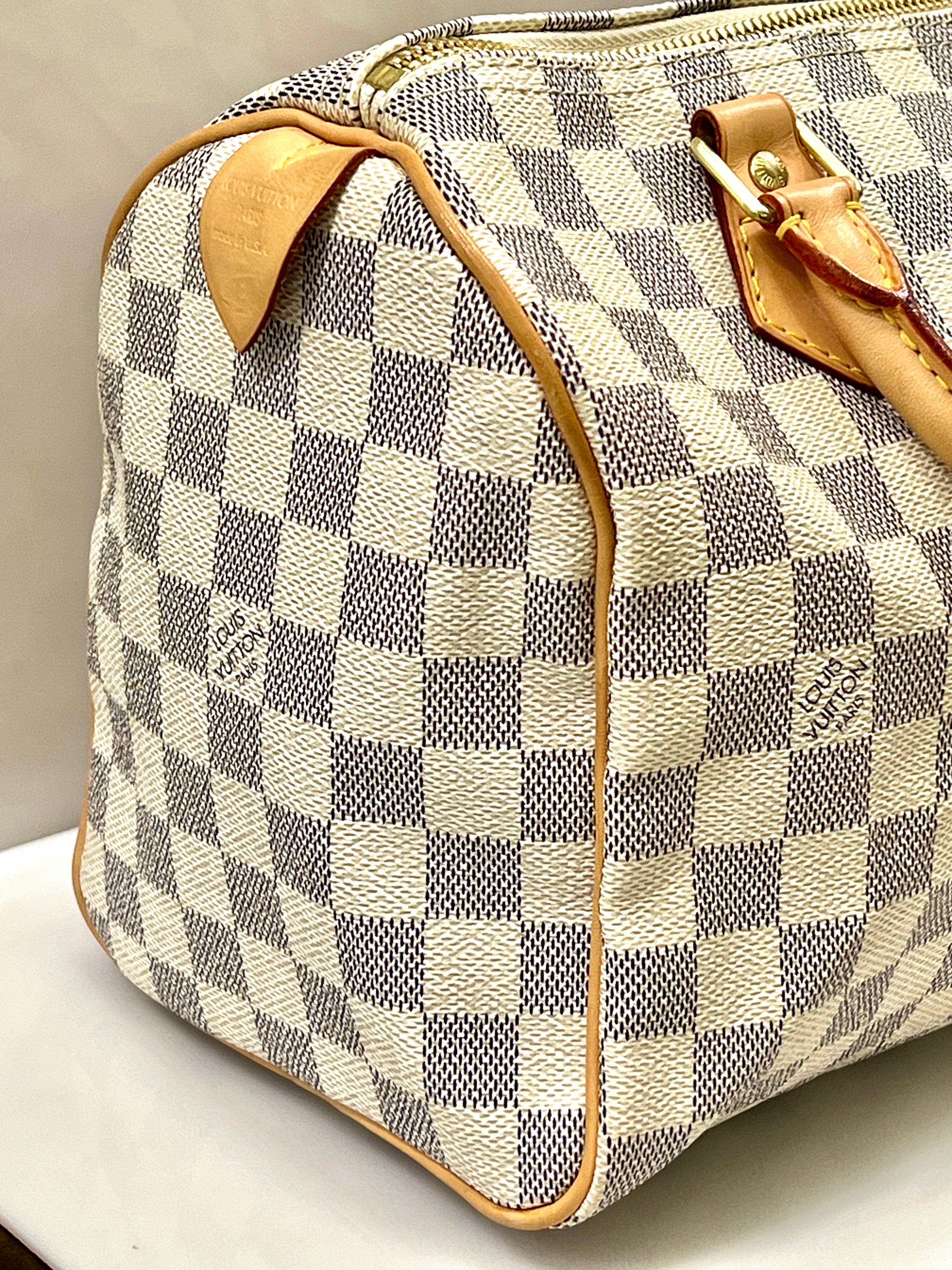 LOUIS VUITTON DAMIER AZUR SPEEDY 25 HANDBAG