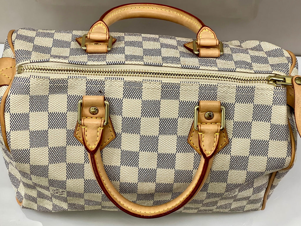 LOUIS VUITTON DAMIER AZUR SPEEDY 25 HANDBAG