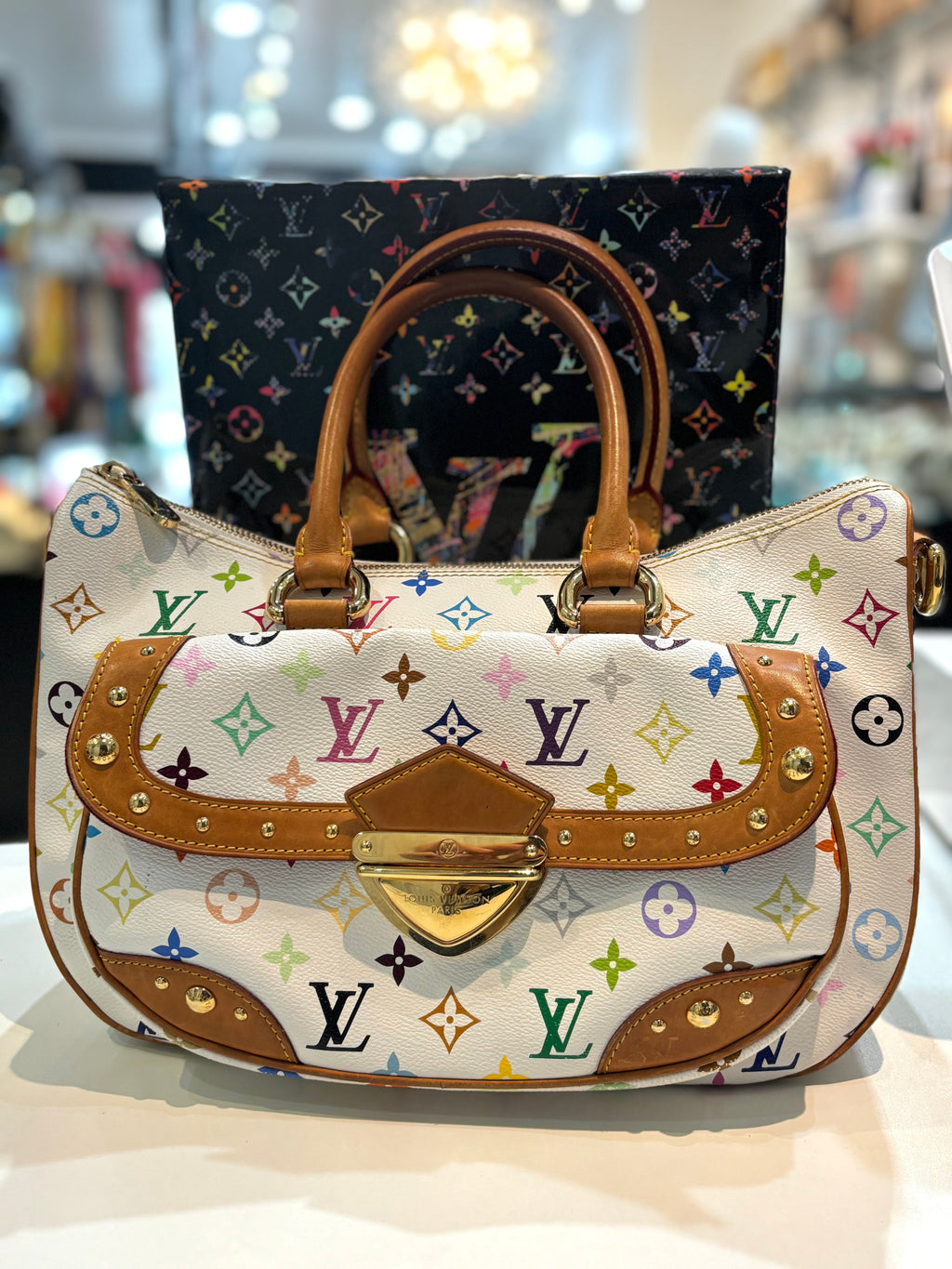 LV X TAKASHI MURAKAMI LIMITED EDITION RITA BAG