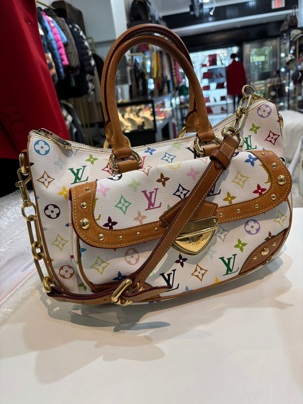 LV X TAKASHI MURAKAMI LIMITED EDITION RITA BAG