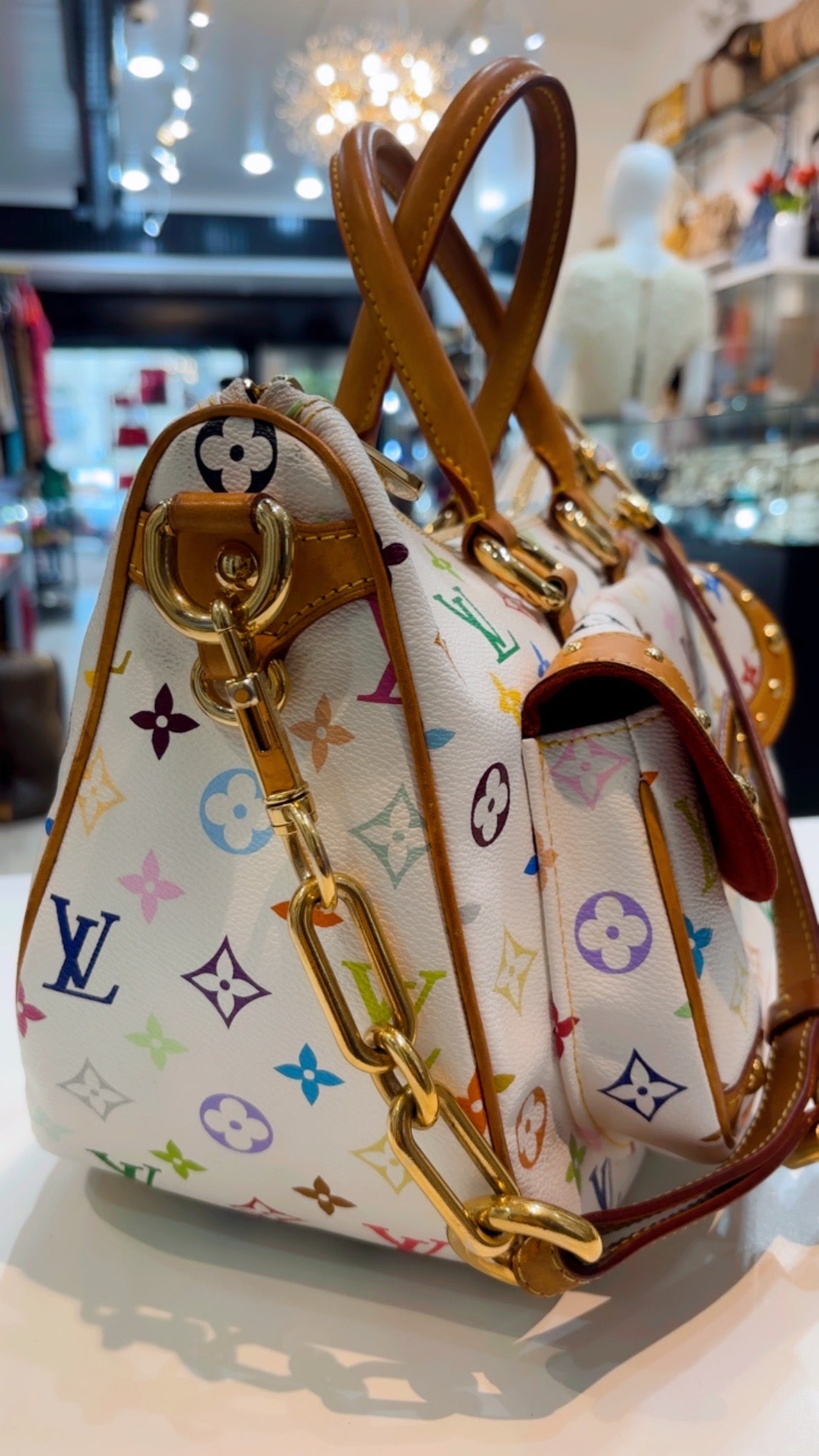 LV X TAKASHI MURAKAMI LIMITED EDITION RITA BAG