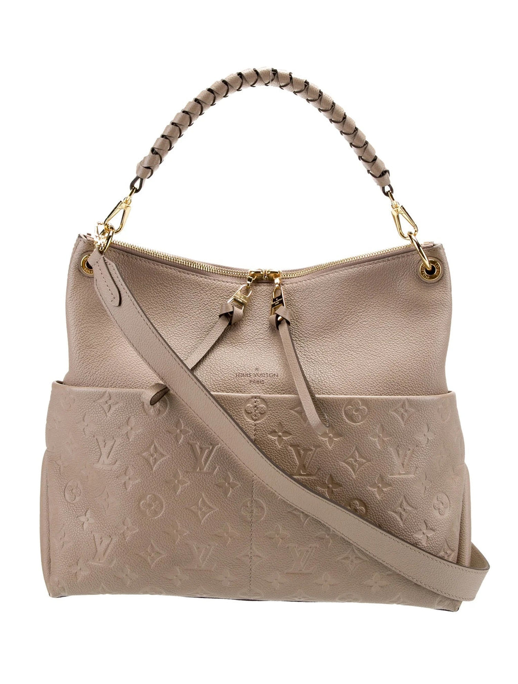 LOUIS VUITTON MAIDA MONOGRAM EMPREINTE LEATHER HANDBAG