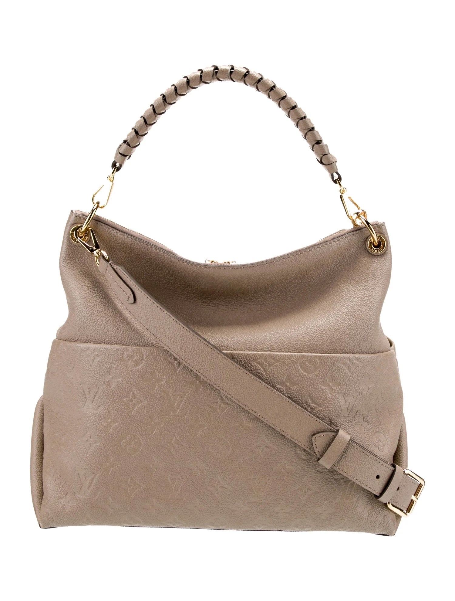 LOUIS VUITTON MAIDA MONOGRAM EMPREINTE LEATHER HANDBAG