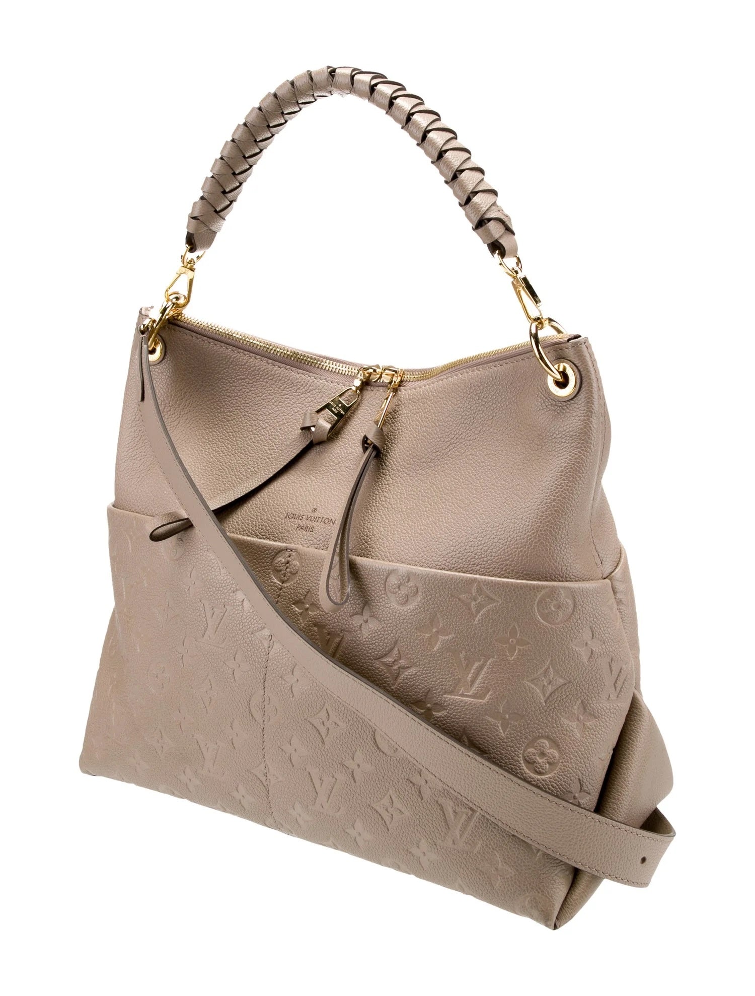 LOUIS VUITTON MAIDA MONOGRAM EMPREINTE LEATHER HANDBAG
