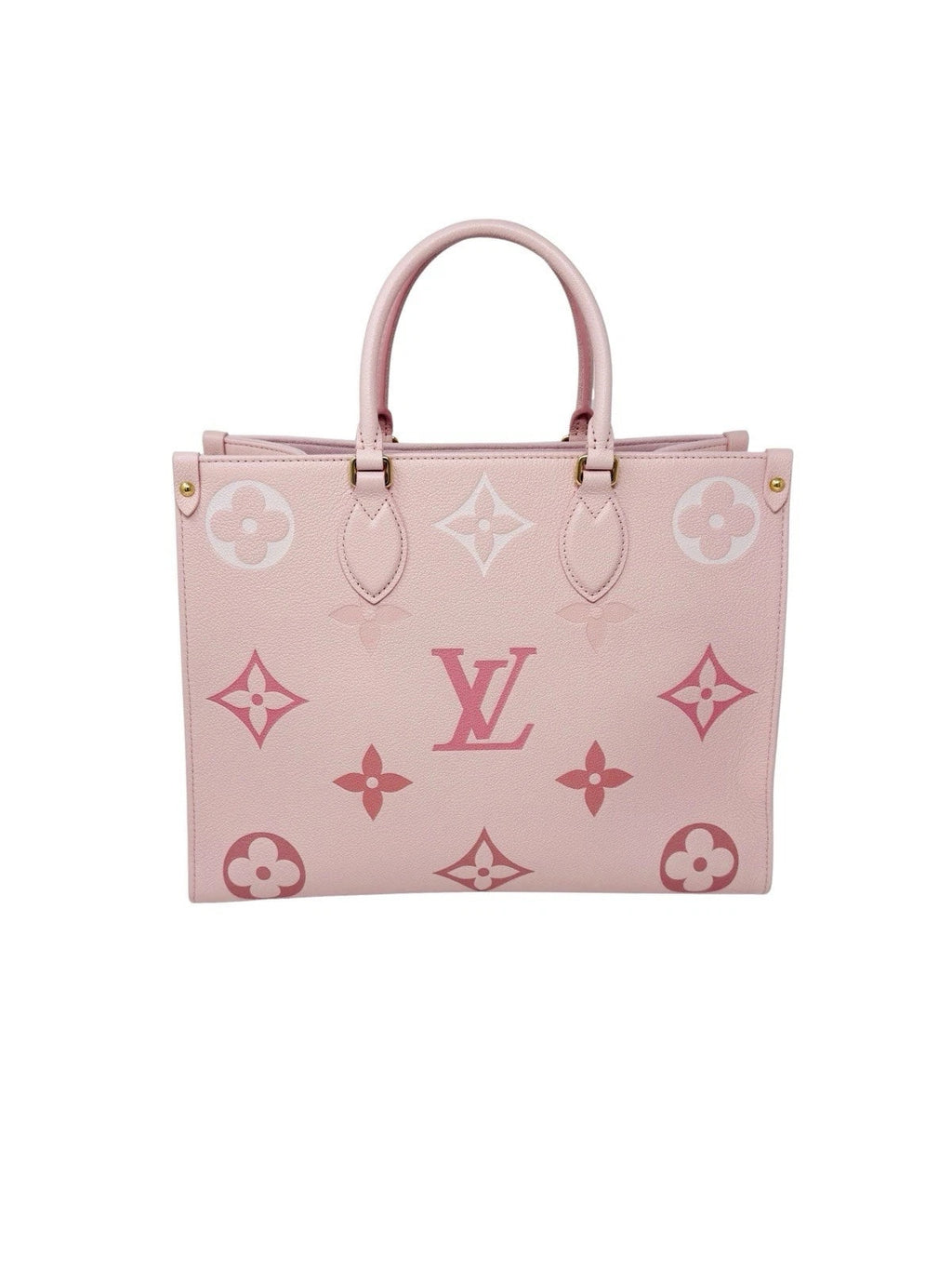 LOUIS VUITTON ONTHEGO MM BY THE POOL EMPREINTE TOTE BAG
