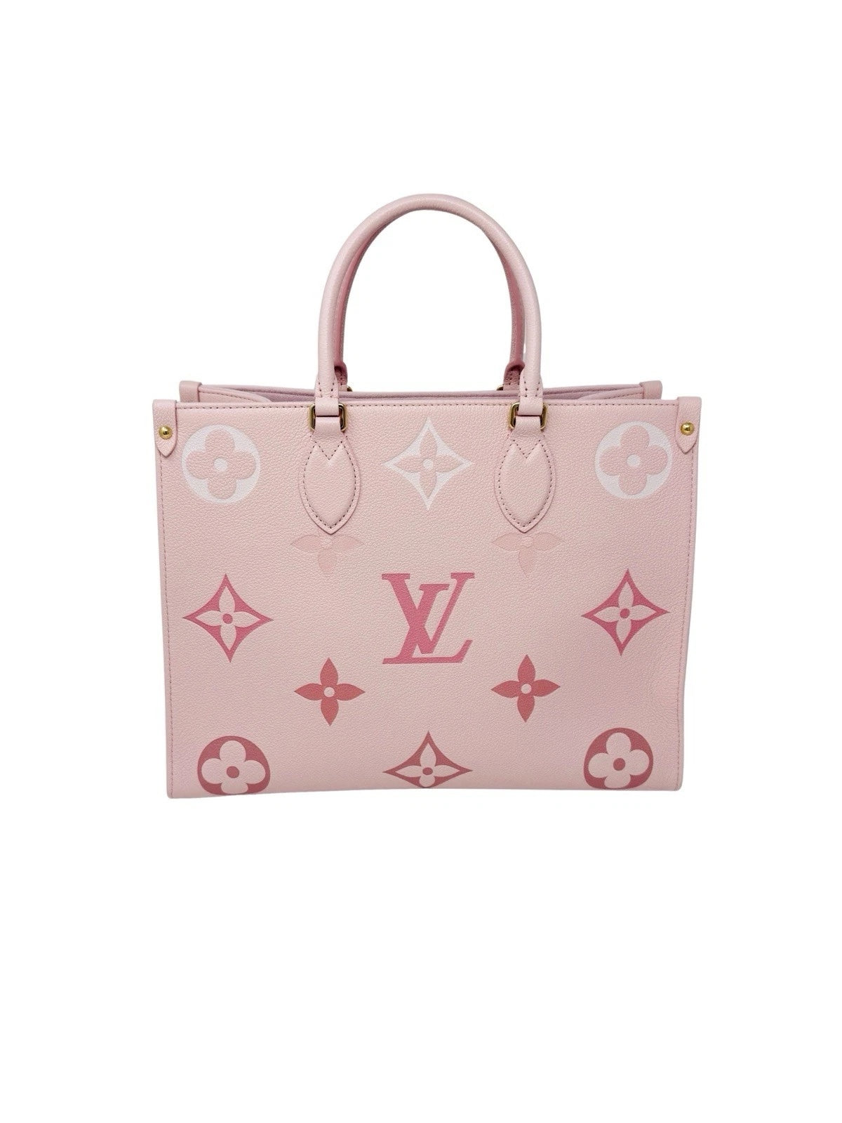 LOUIS VUITTON ONTHEGO MM BY THE POOL EMPREINTE TOTE BAG