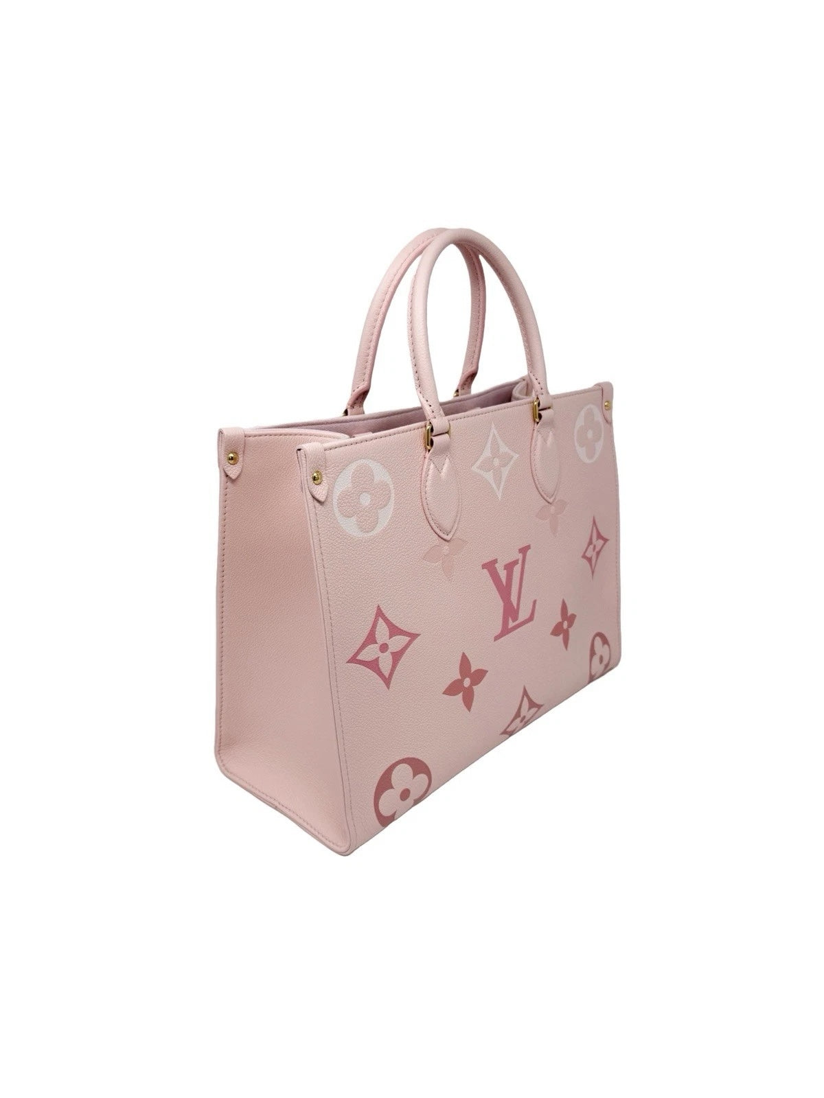 LOUIS VUITTON ONTHEGO MM BY THE POOL EMPREINTE TOTE BAG