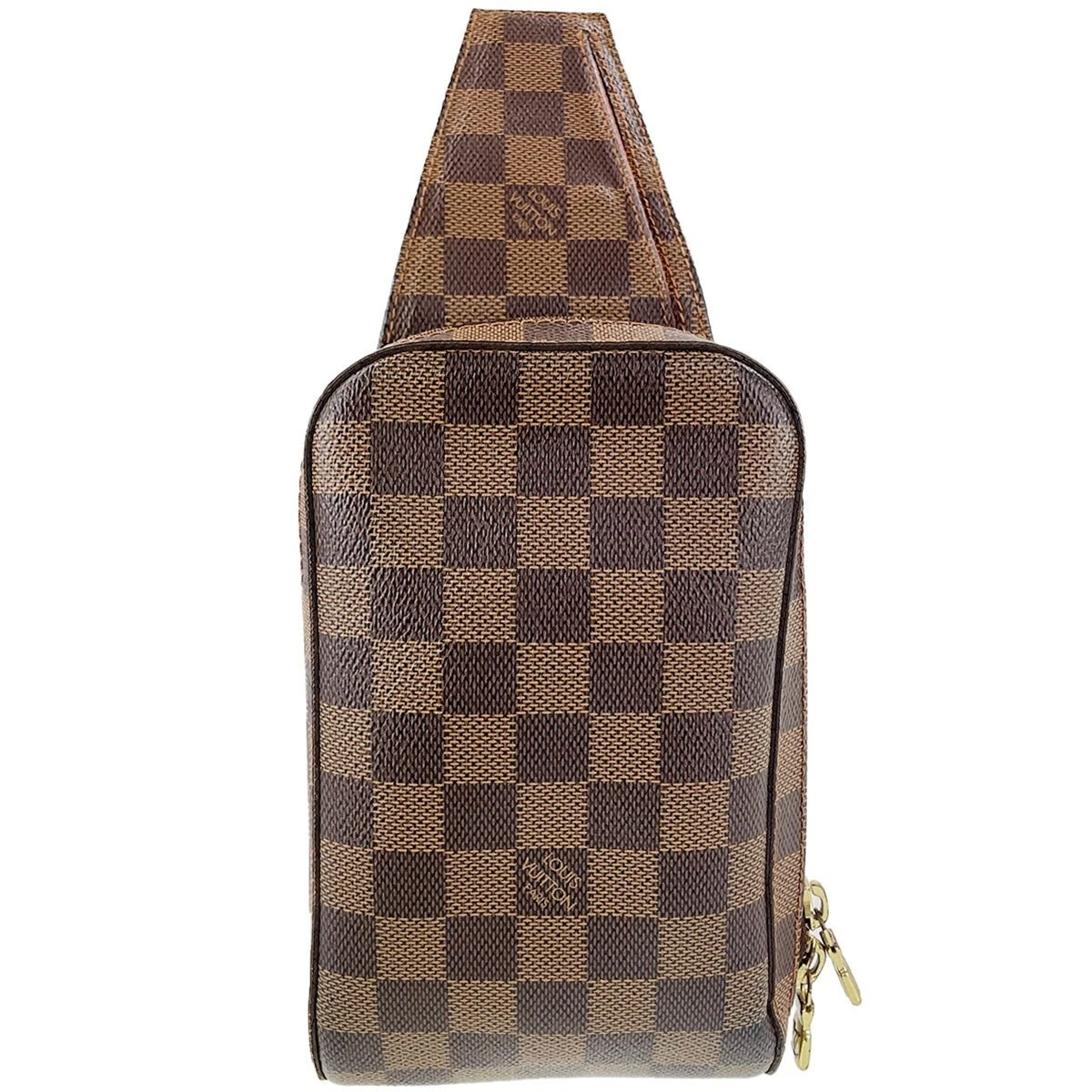 LOUIS VUITTON VINTAGE DAMIER EBENE GERONIMOS SLING BAG