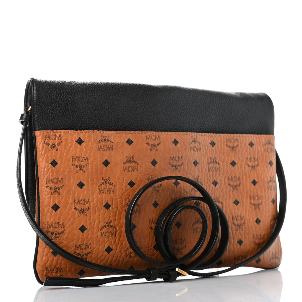 MCM CORINA VISETOS FOLDOVER CROSSBODY BAG