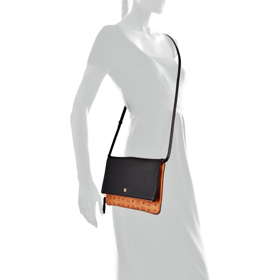 MCM CORINA VISETOS FOLDOVER CROSSBODY BAG
