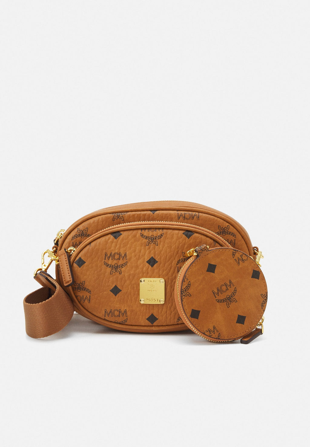 MCM Essential Multifunction Crossbody Bag in Visetos Original