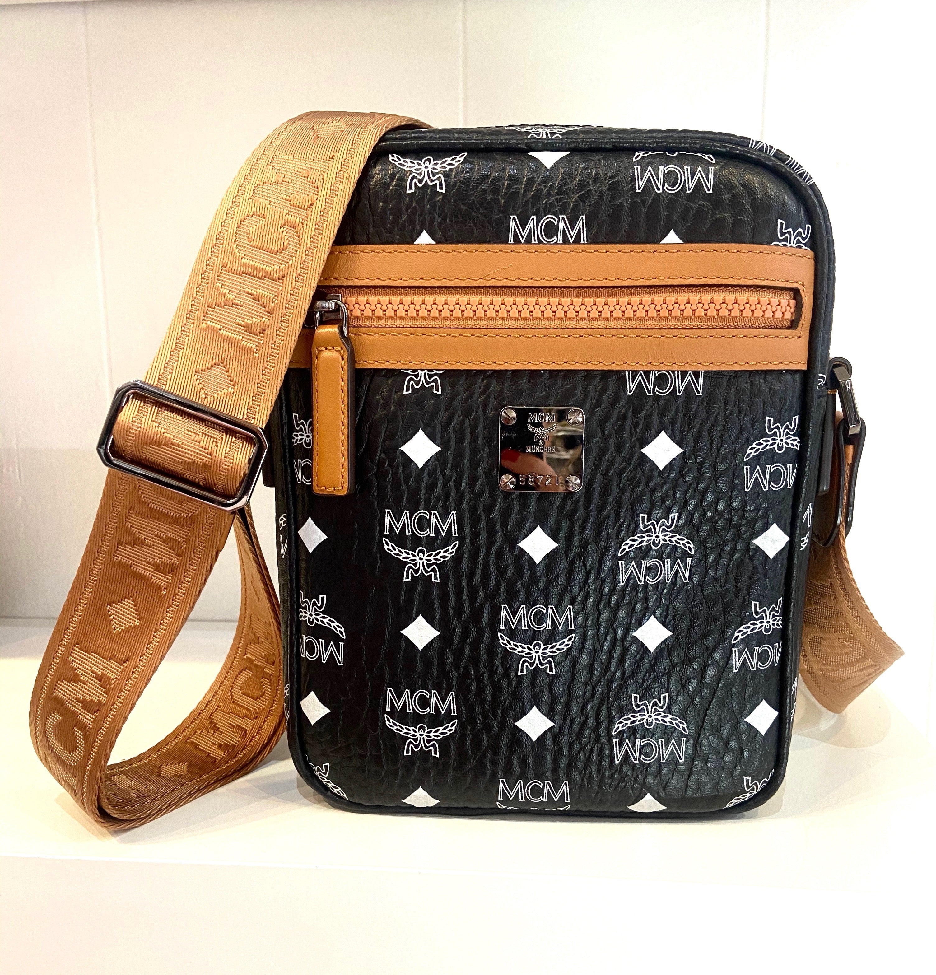 MCM NORTH SOUTH VISETOS CROSSBODY BAG