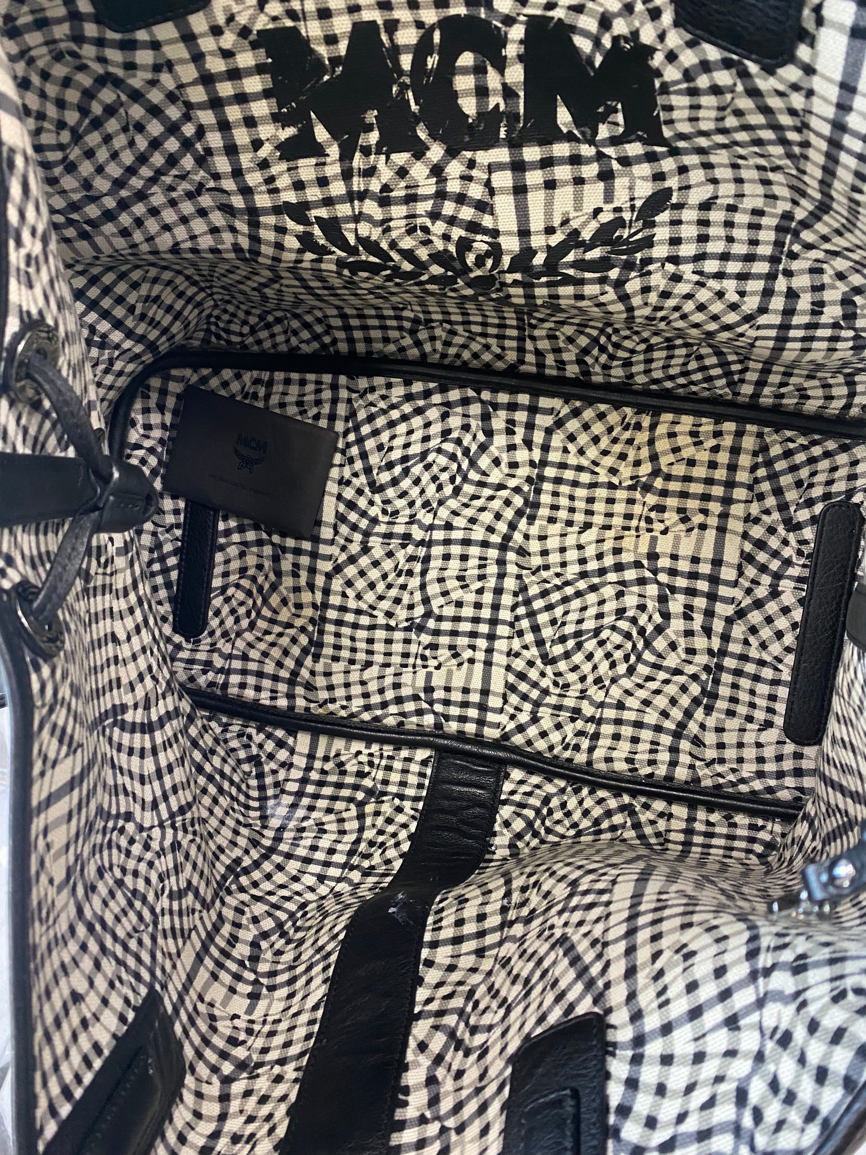 MCM LIZ REVERSIBLE MEDIUM  VISETOS TOTE BAG