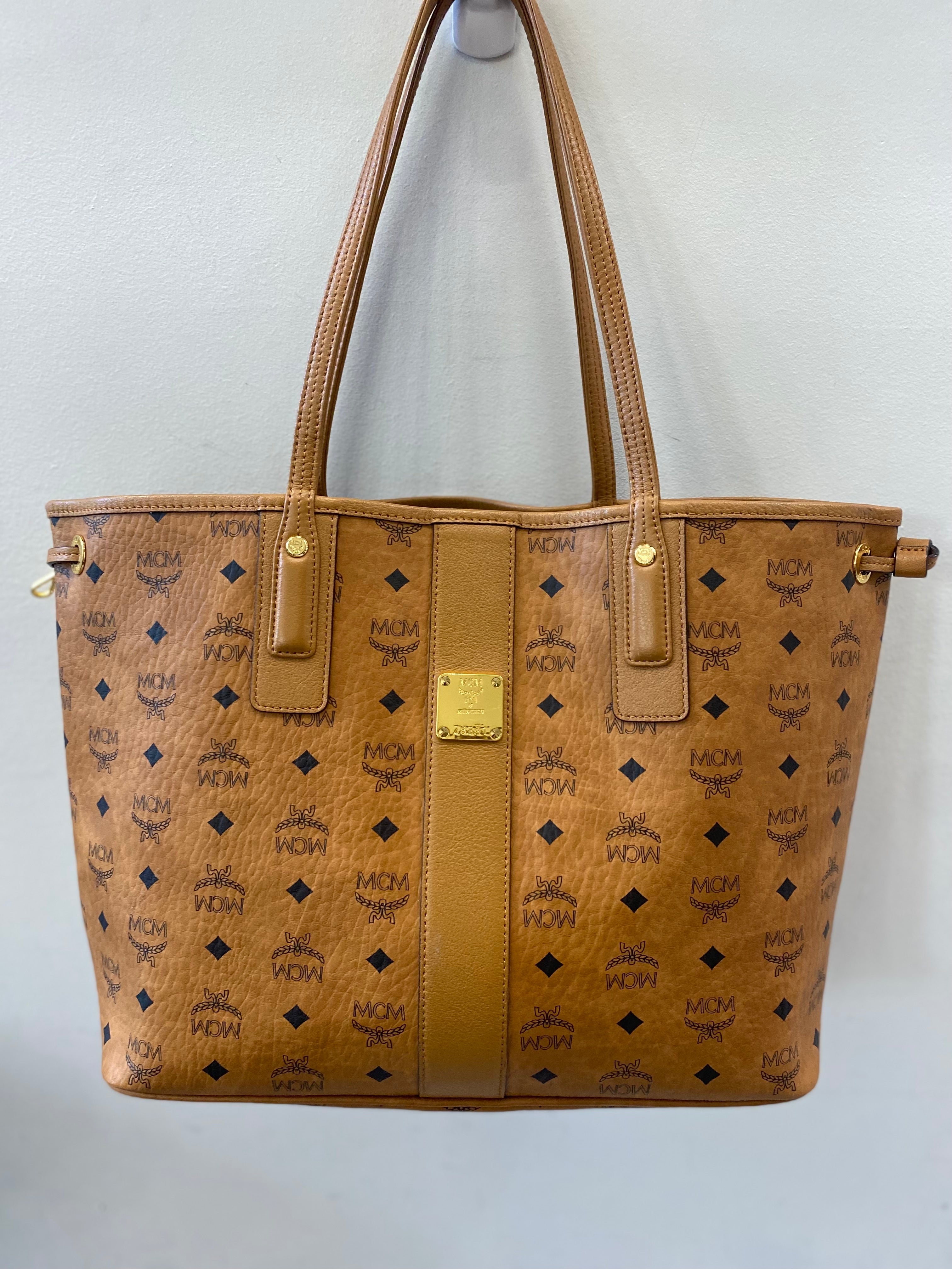 MCM MEDIUM LIZ VISETOS TOTE BAG