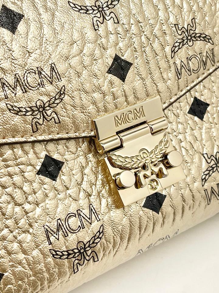 MCM MILLIE CROSSBODY BAG BERLIN GOLD