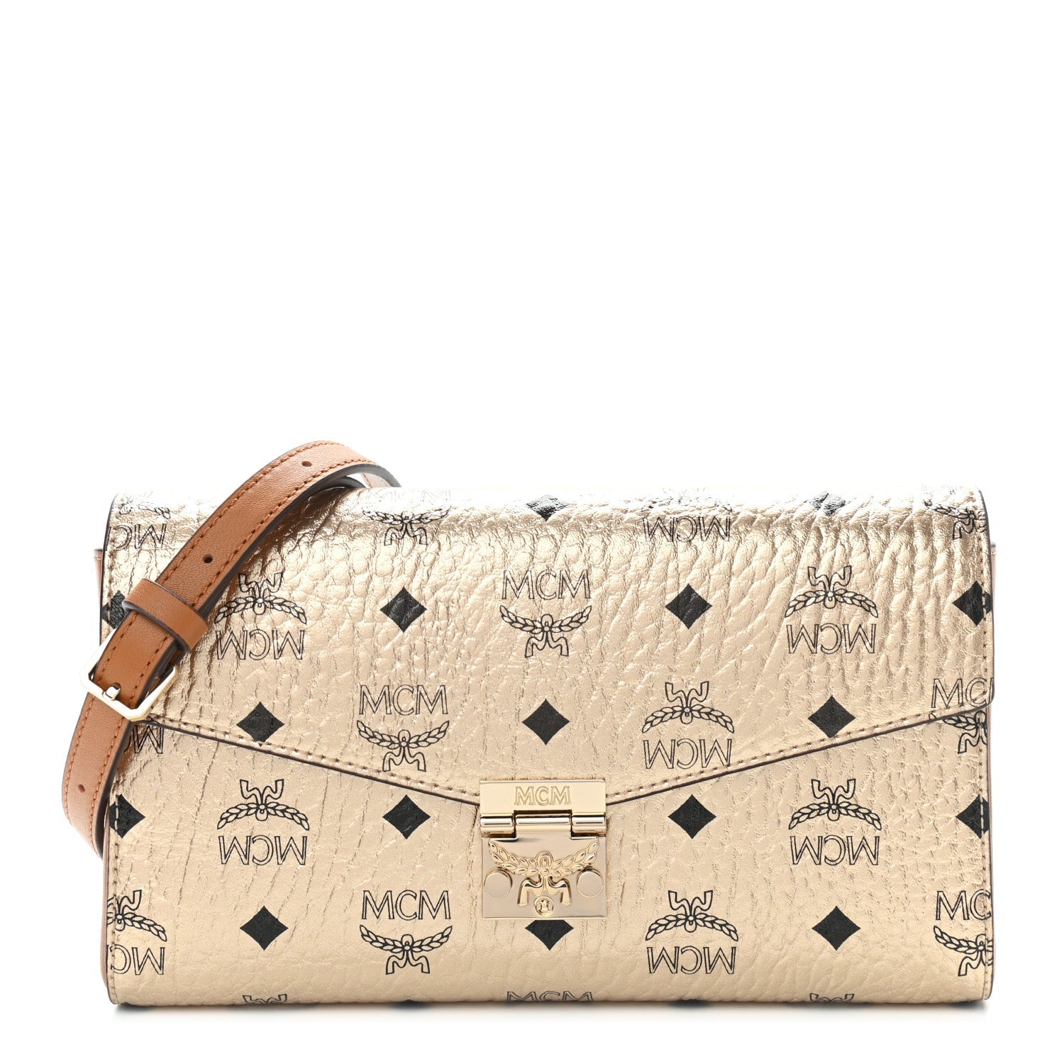 MCM MILLIE CROSSBODY BAG BERLIN GOLD
