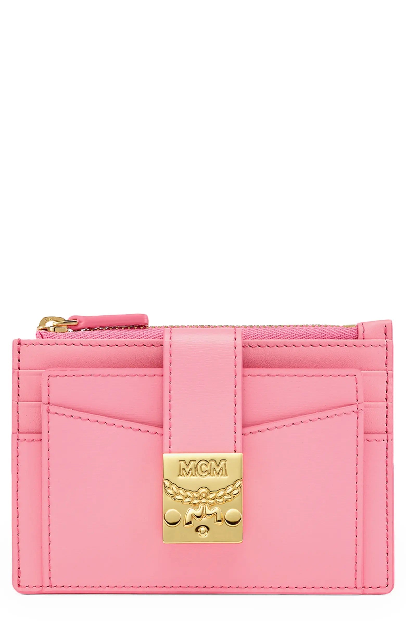 MCM MINI PATRICIA LEATHER CARD CASE