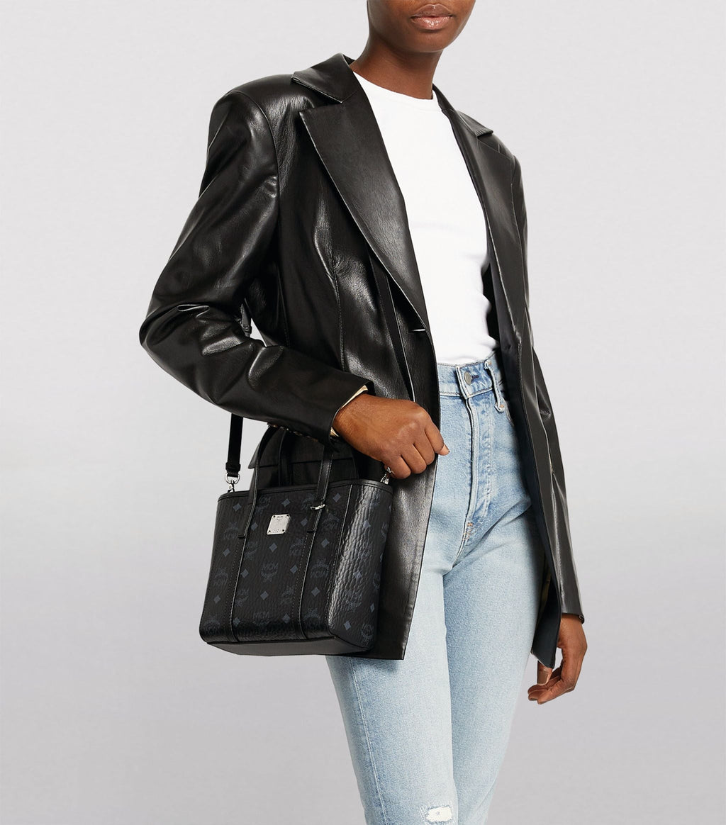 MCM Mini Toni Visetos Shopper Bag