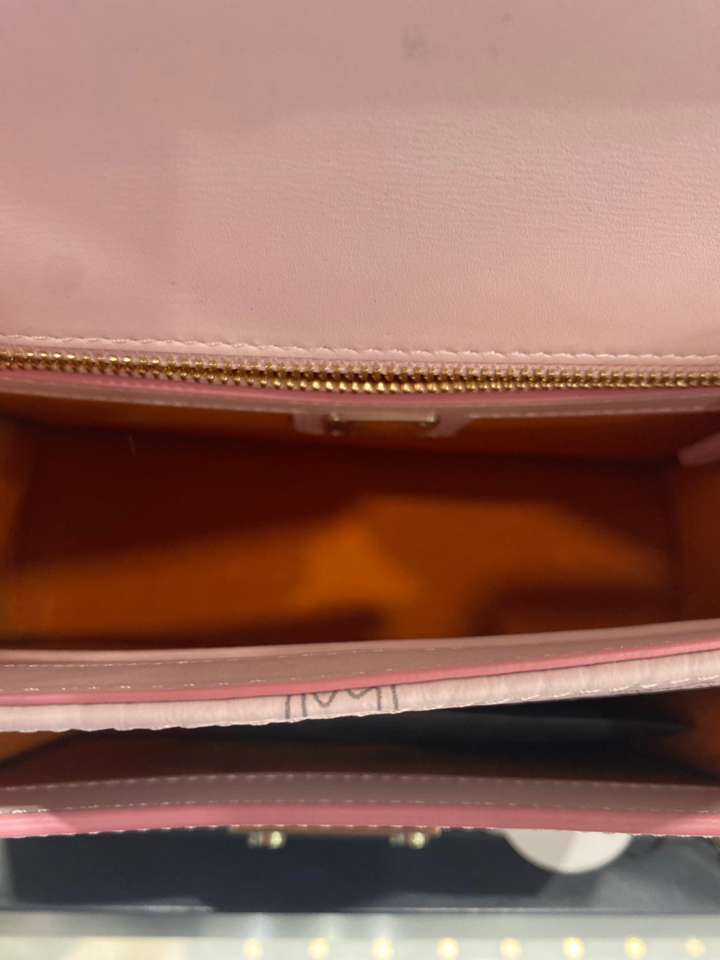 MCM PATRICIA CROSSBODY VISETOS POWDER PINK