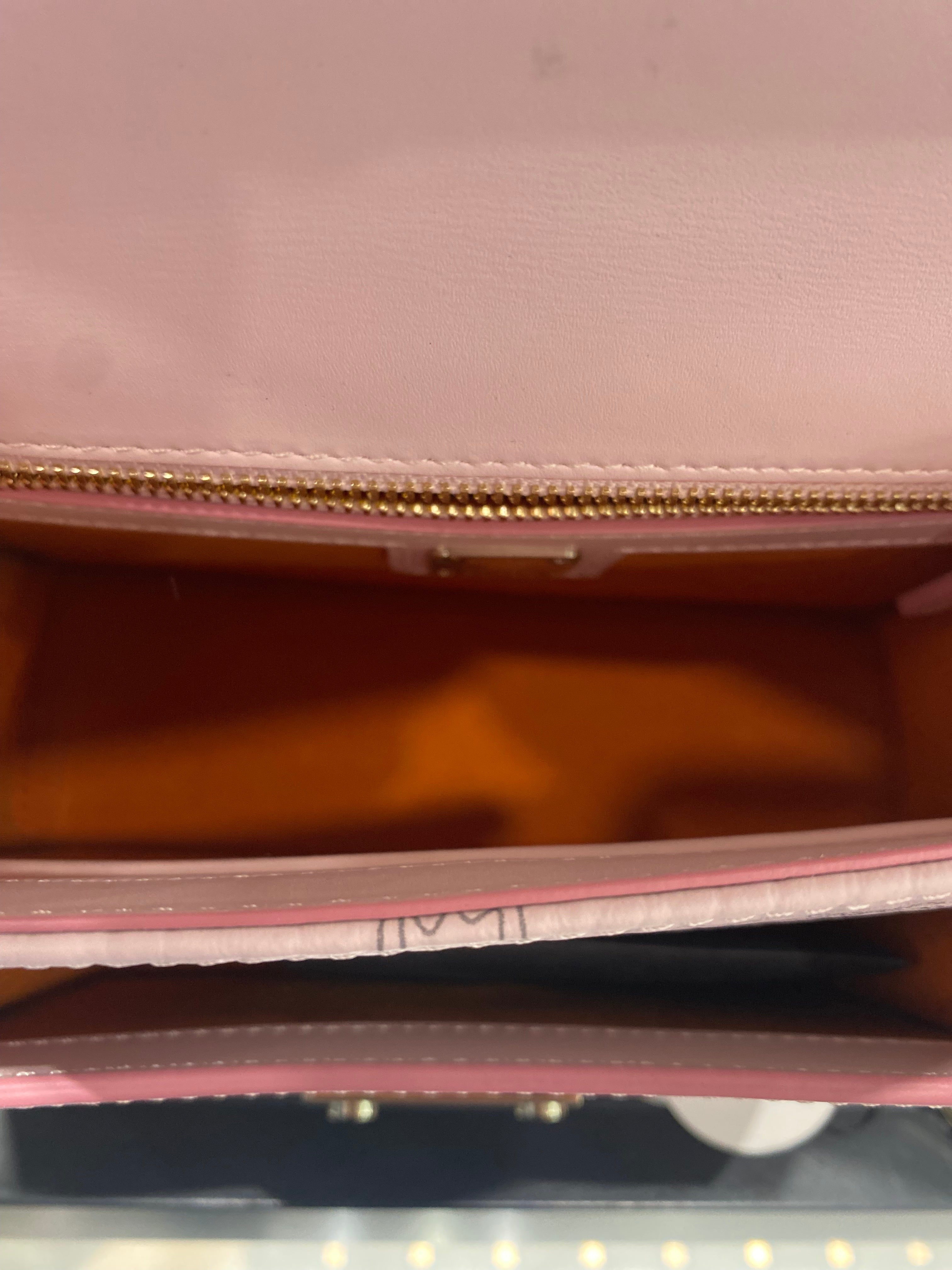 MCM PATRICIA CROSSBODY VISETOS POWDER PINK