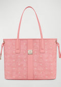 MCM REVERSIBLE LIZ SHOPPER TOTE BAG IN PINK BLOSSOM