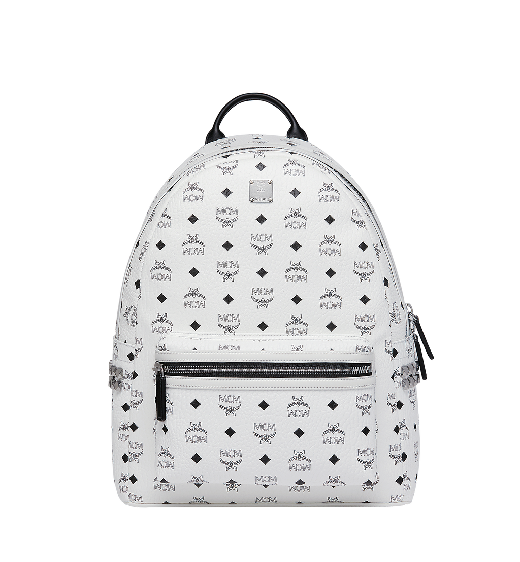 MCM Stark Side Studs Backpack in Visetos