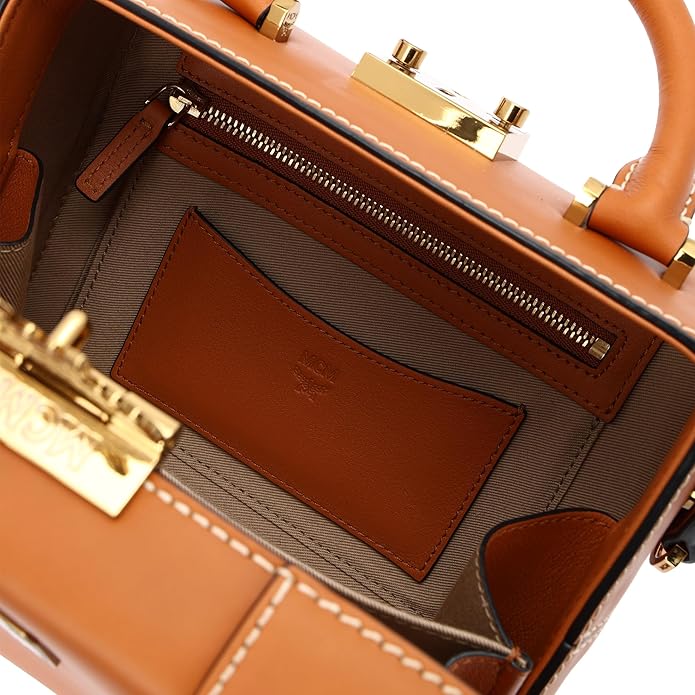 MCM SOFT CALFSKIN BERLIN CROSSBODY BAG
