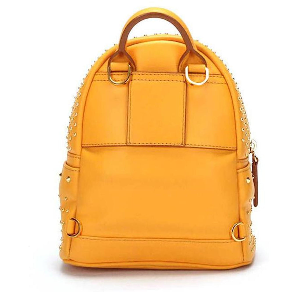 MCM STUDDED LEATHER MINI BACKPACK