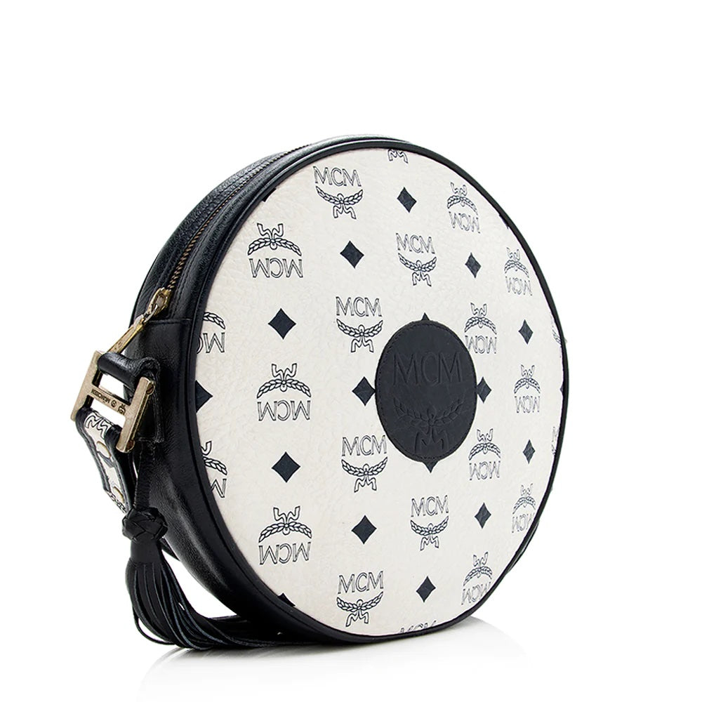 MCM VINTAGE TAMBOURINE TASSEL SHOULDER BAG