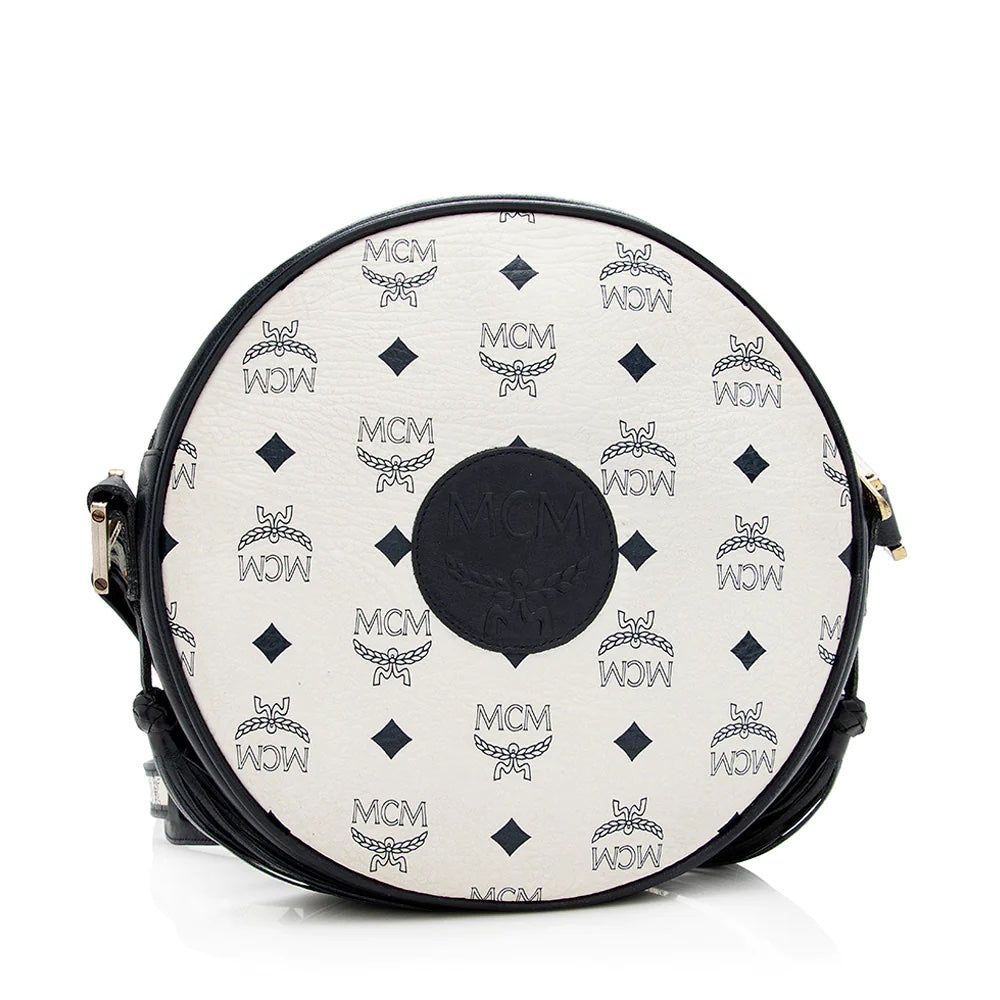 MCM VINTAGE TAMBOURINE TASSEL SHOULDER BAG