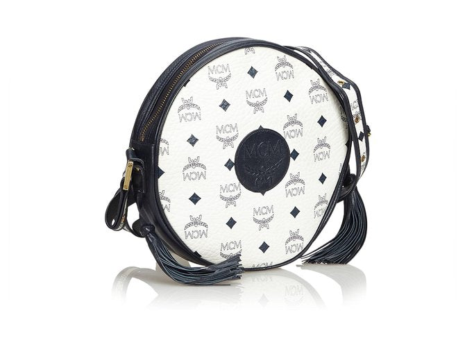 MCM VINTAGE TAMBOURINE TASSEL SHOULDER BAG