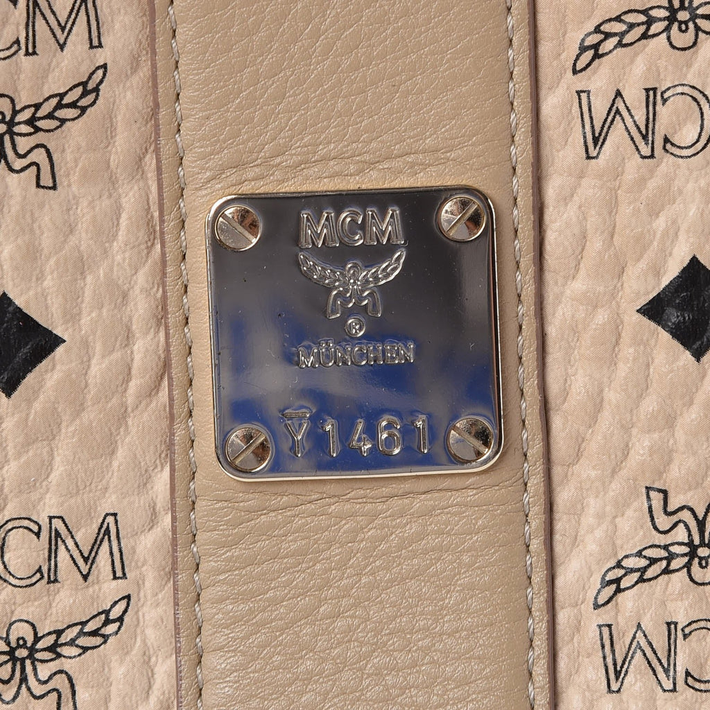 MCM VISETOS MEDIUM LIZ REVERSIBLE TOTE BAG