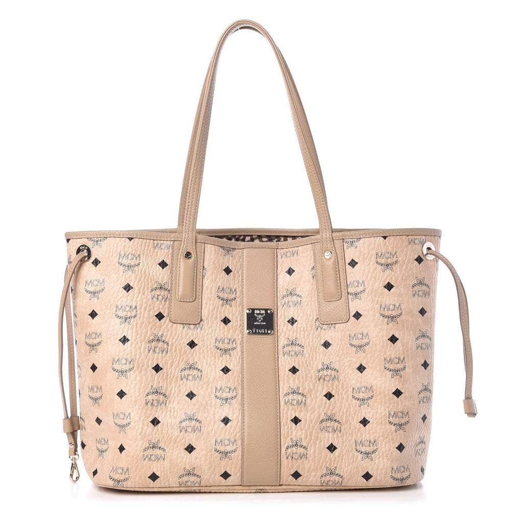 MCM VISETOS MEDIUM LIZ REVERSIBLE TOTE BAG