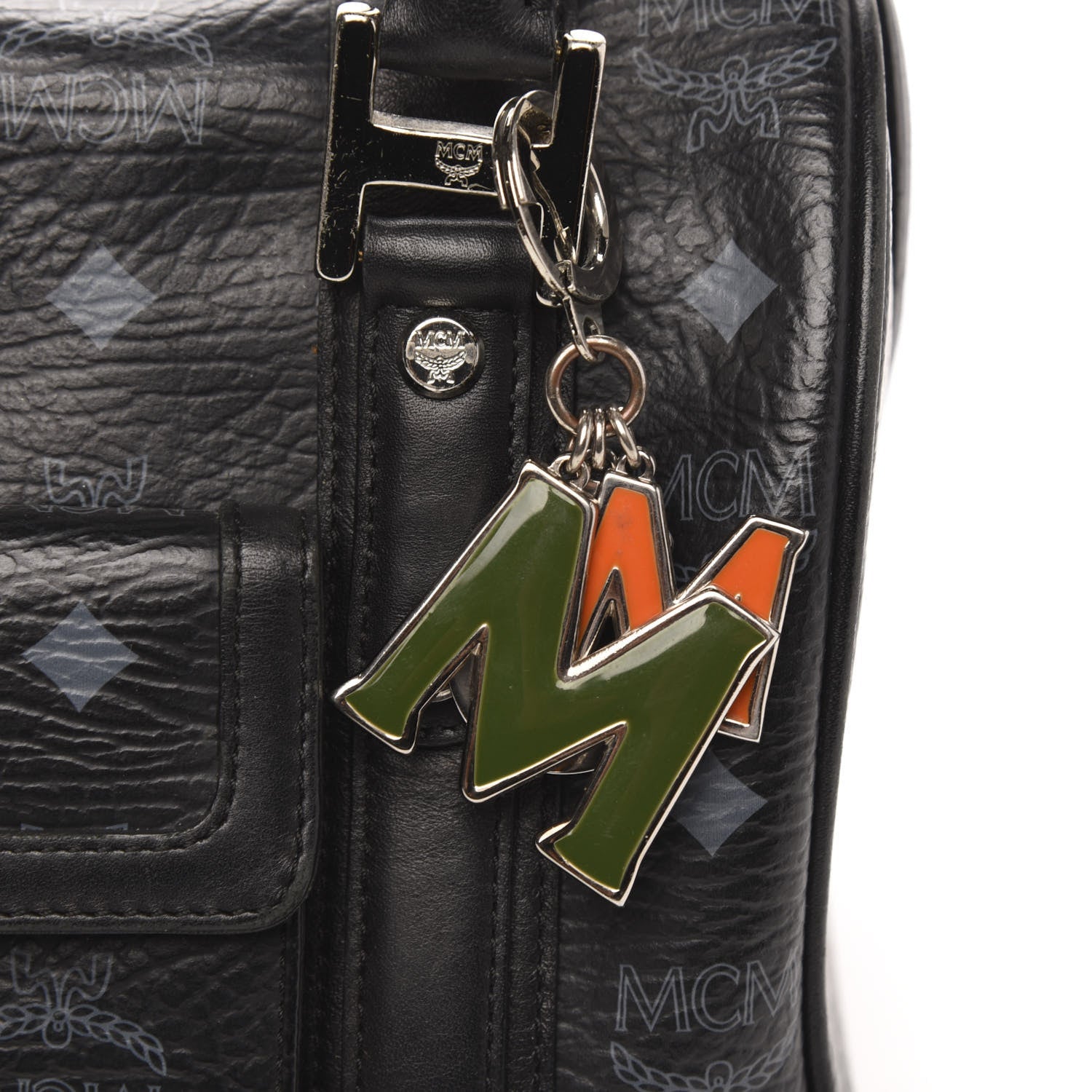 MCM VISETOS SMALL BOSTON BAG