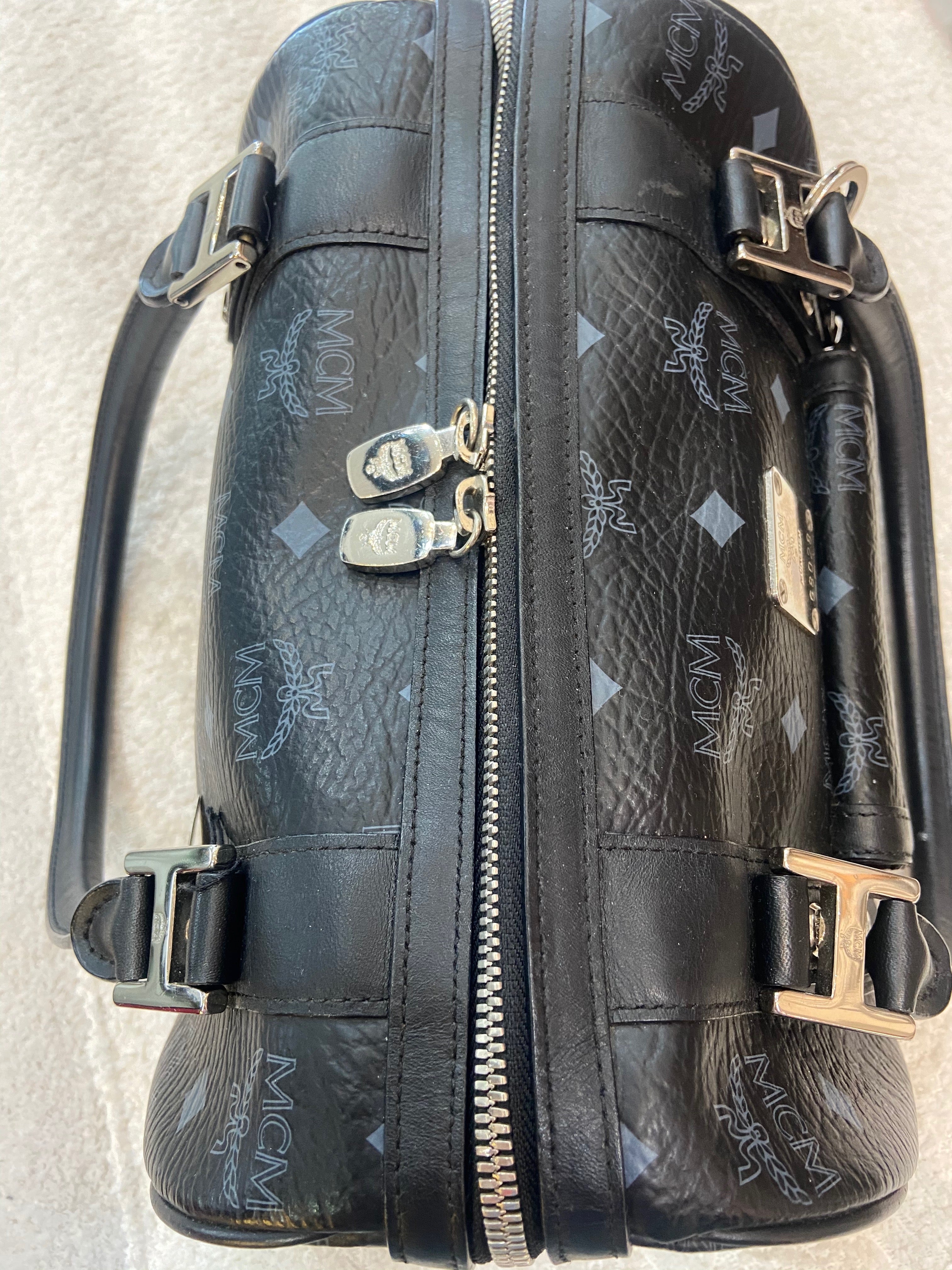 MCM VISETOS SMALL BOSTON BAG