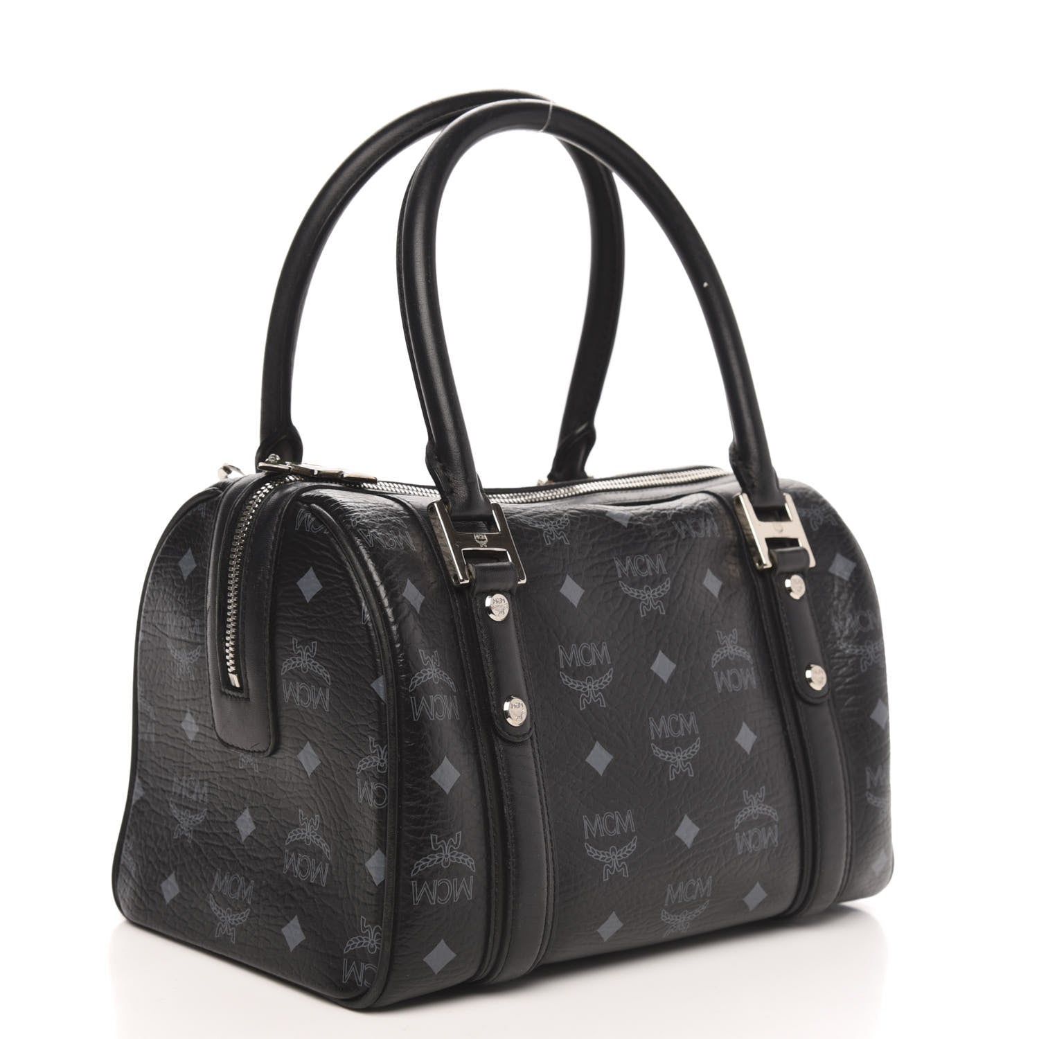 MCM VISETOS SMALL BOSTON BAG