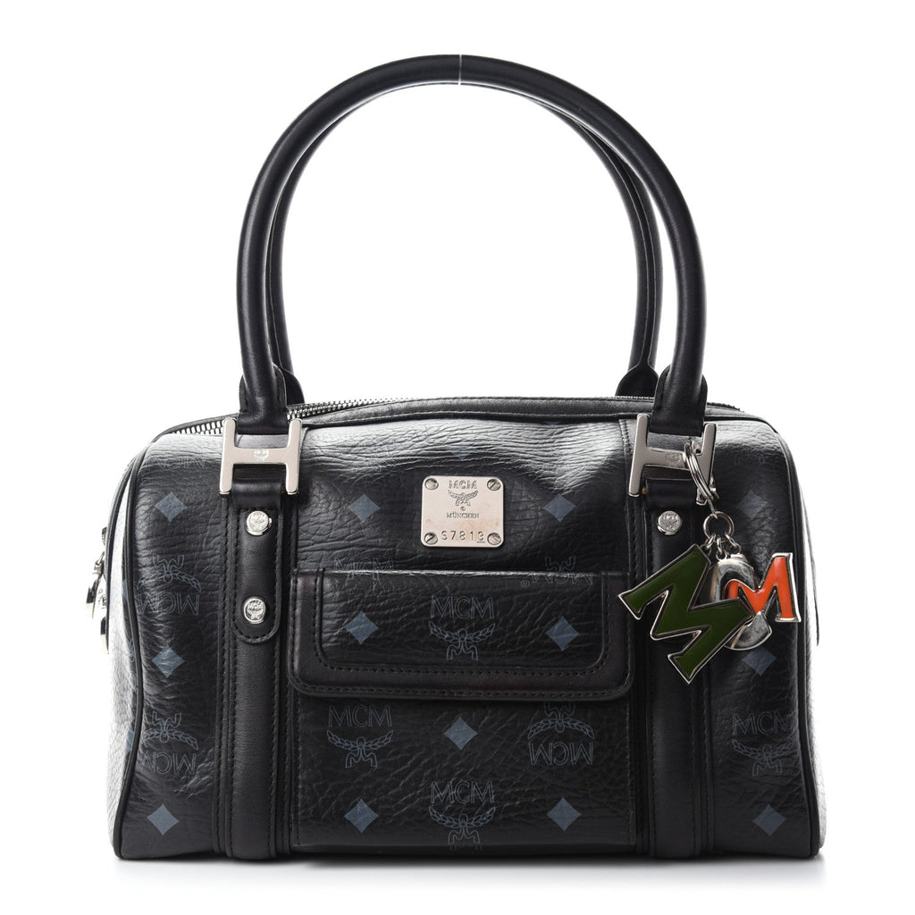 MCM VISETOS SMALL BOSTON BAG