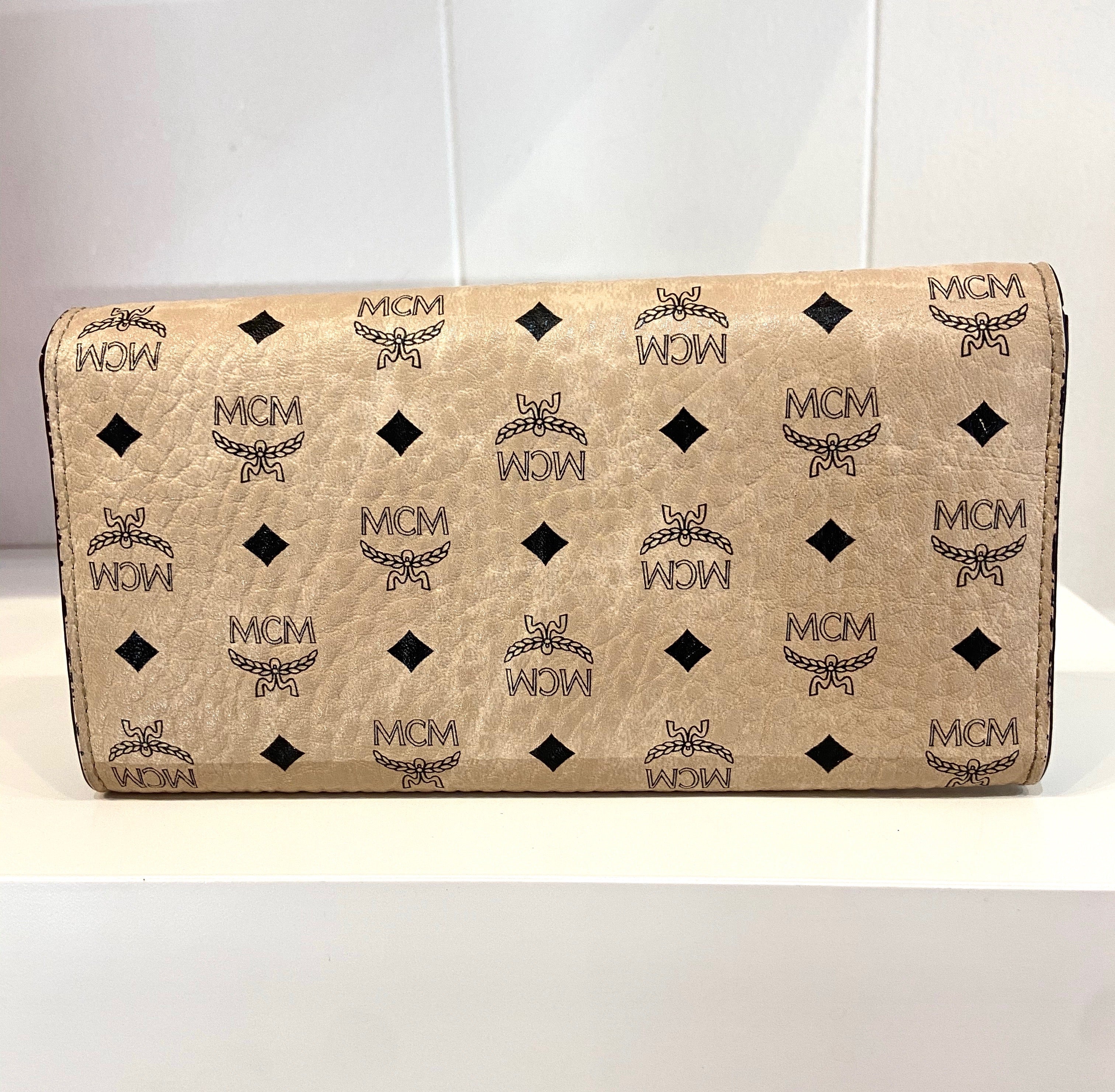 MCM VISETOS TWO-FOLD WALLET