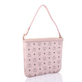 MCM Powder Pink Monogram Visetos Logo Pochette