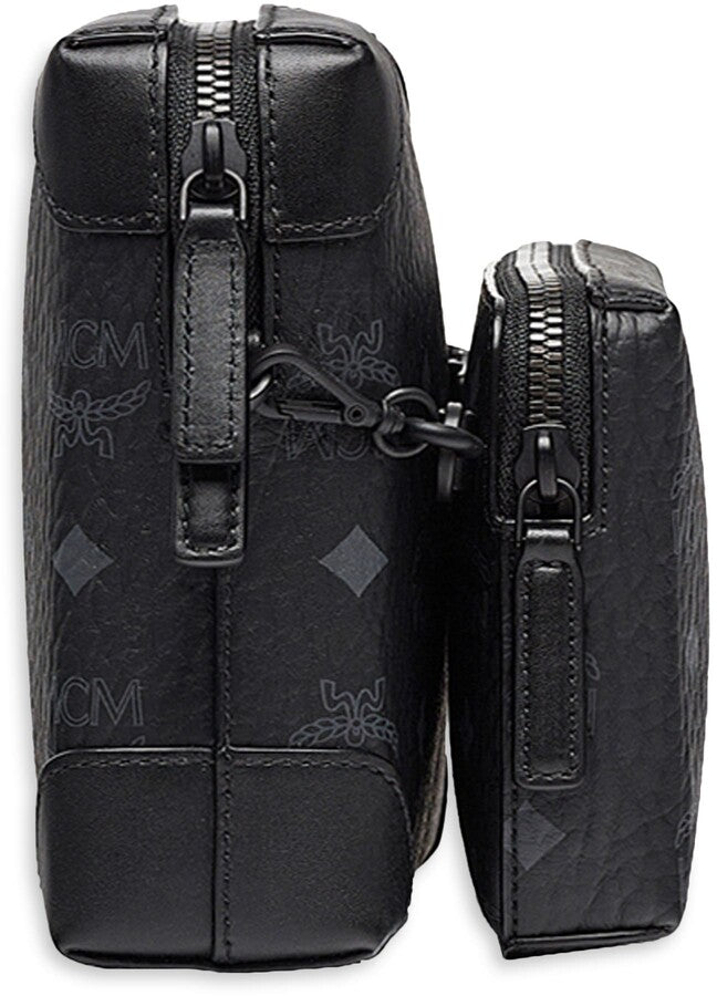 MCM Berlin Visetos Coated Canvas Crossbody Bag