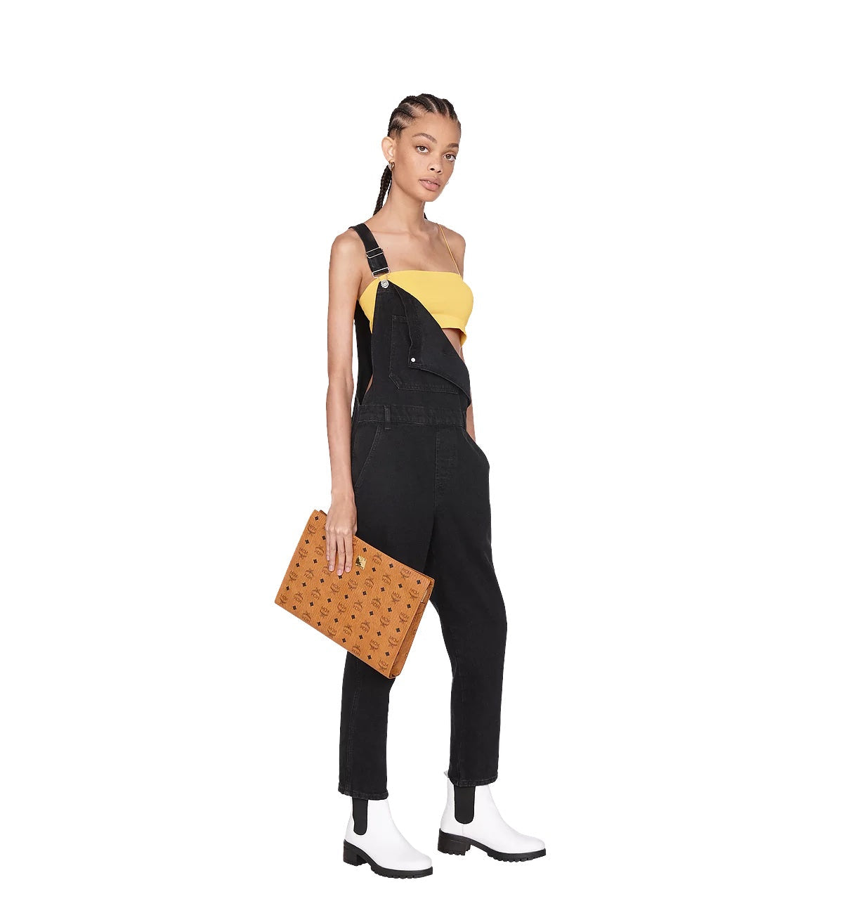MCM LARGE ZIP POUCH WRISTLET
