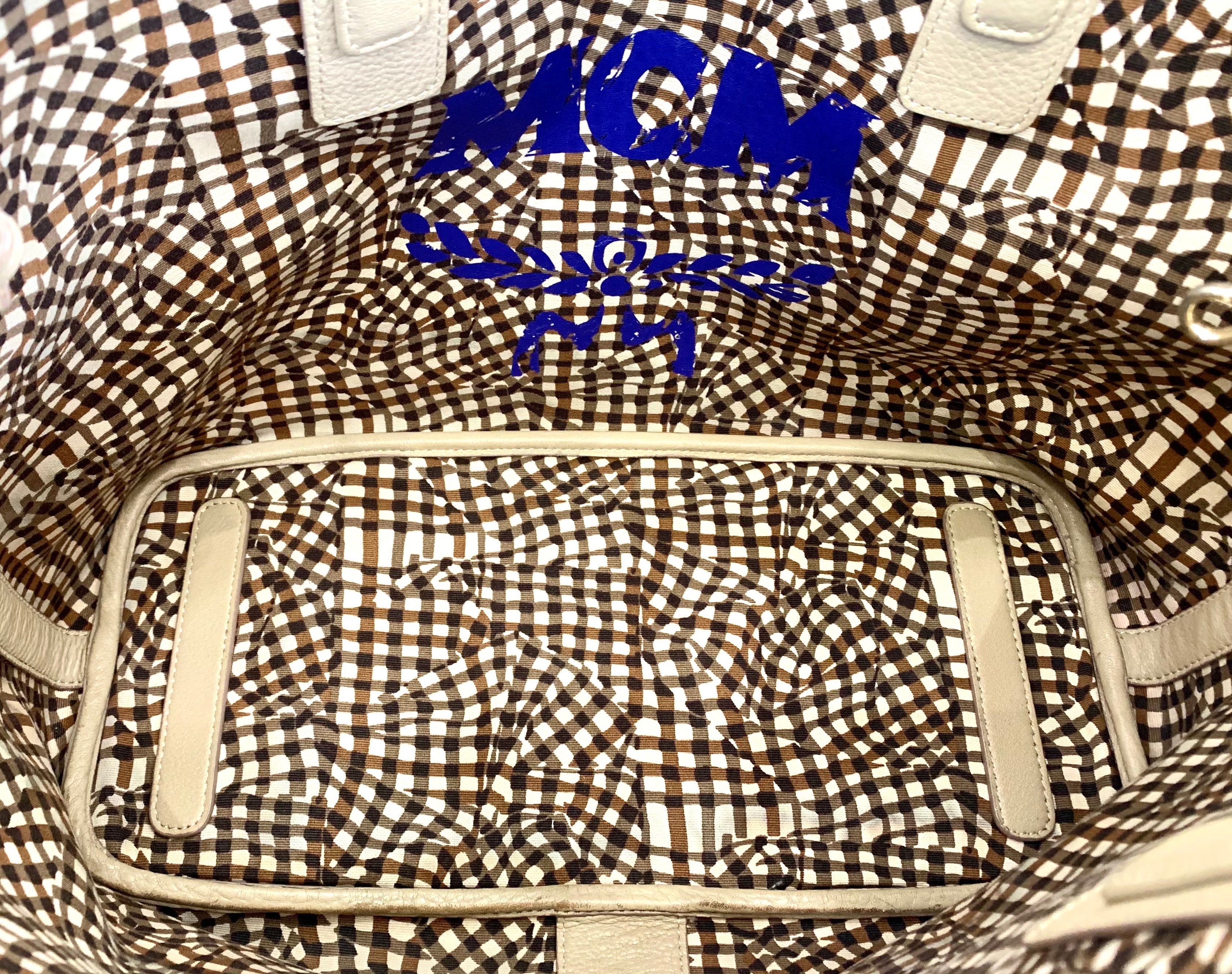 MCM VISETOS MEDIUM REVERSIBLE TOTE