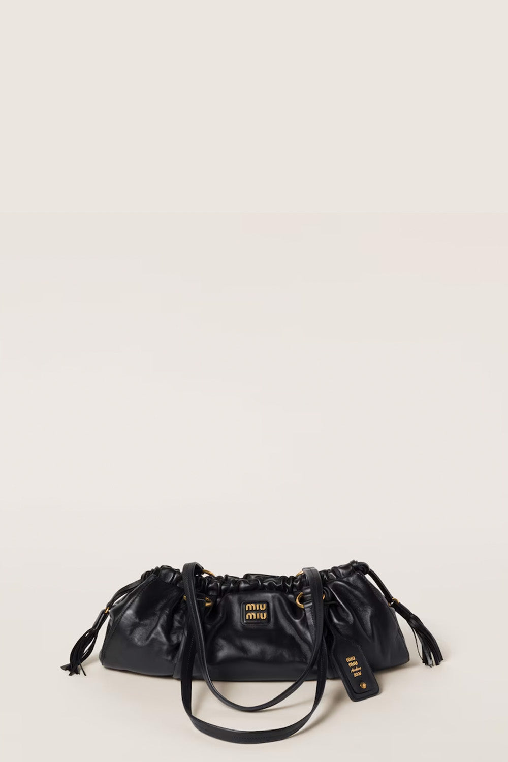 Medium Joie Napa Leather Bag - Black